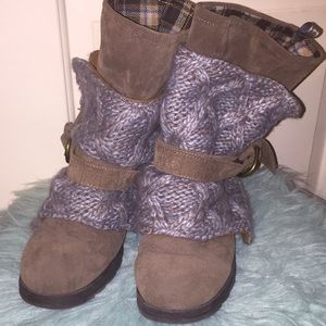Taupe Mukluks boots